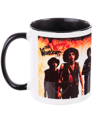 The Warriors Movie Poster Black Handle Mug The Warriors Movie Poster Black Handle Mug