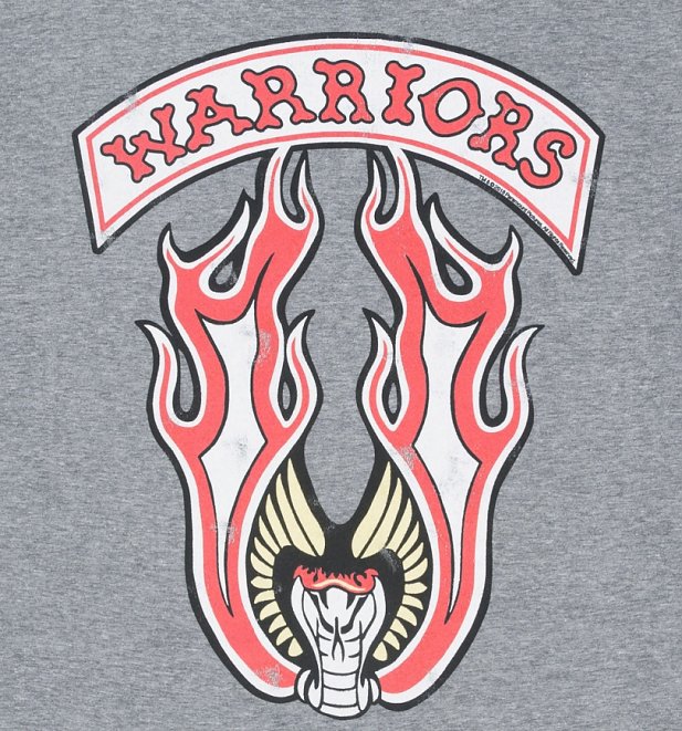 Men's The Warriors Snake Crest Graphite Heather T-Shirt Men's The Warriors Snake Crest Graphite Heather T-Shirt