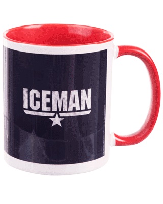 Top Gun Iceman Mug with Red Handle Top Gun Iceman Mug with Red Handle