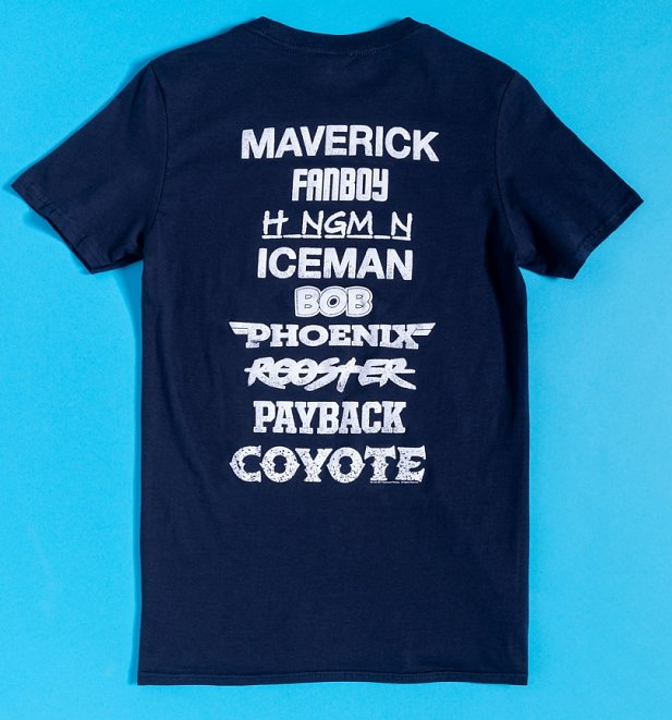 Top Gun Maverick Call Signs Navy TShirt