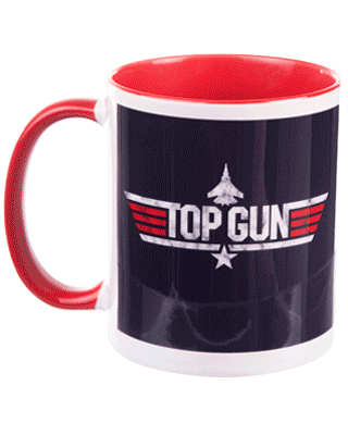 Top Gun Maverick Mug with Red Handle Top Gun Maverick Mug with Red Handle