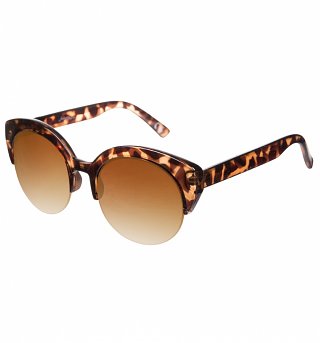 Tortoiseshell Round Clubmaster Sunglasses from Jeepers Peepers Tortoiseshell Round Clubmaster Sunglasses from Jeepers Peepers
