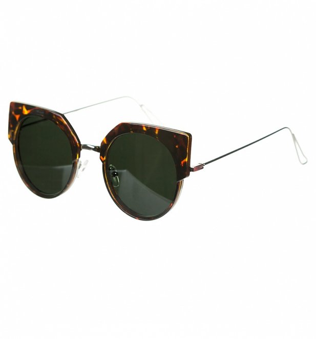 Tortoiseshell Round Lens Sunglasses from Jeepers Peepers Tortoiseshell Round Lens Sunglasses from Jeepers Peepers