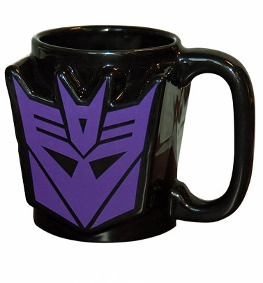 Transformers Decepticon Shield Shaped Mug Transformers Decepticon Shield Shaped Mug