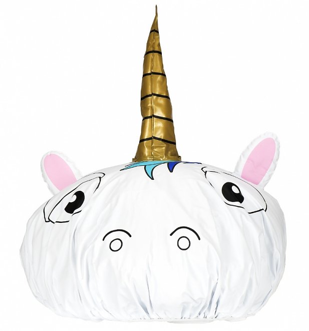 unicorn shower cap