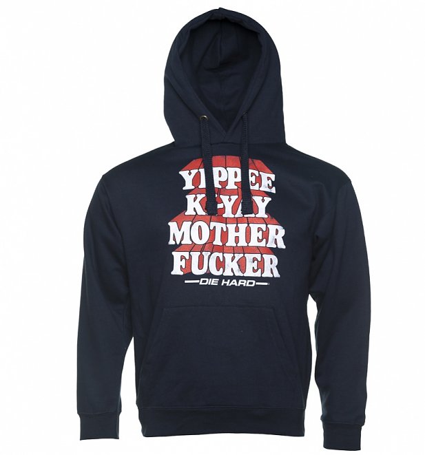 Die Hard Yippee Ki Yay Navy Hoodie Die Hard Yippee Ki Yay Navy Hoodie