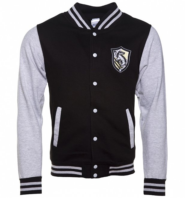 Unisex Harry Potter Hufflepuff House Varsity Jacket Unisex Harry Potter Hufflepuff House Varsity Jacket