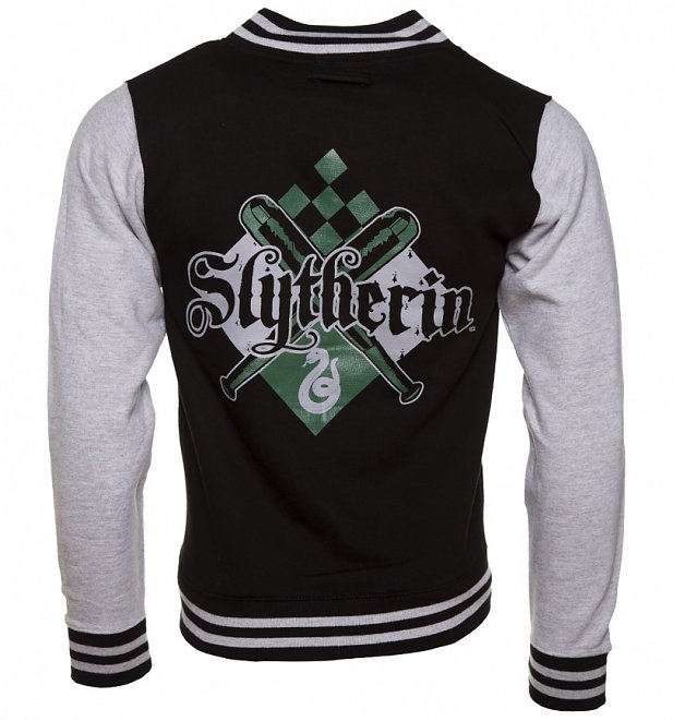 Unisex Harry Potter Slytherin House Varsity Jacket Unisex Harry Potter Slytherin House Varsity Jacket