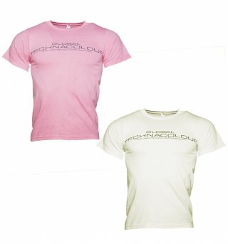Unisex Pink to White Heat Sensitive T-Shirt from Global Technacolour Unisex Pink to White Heat Sensitive T-Shirt from Global Technacolour