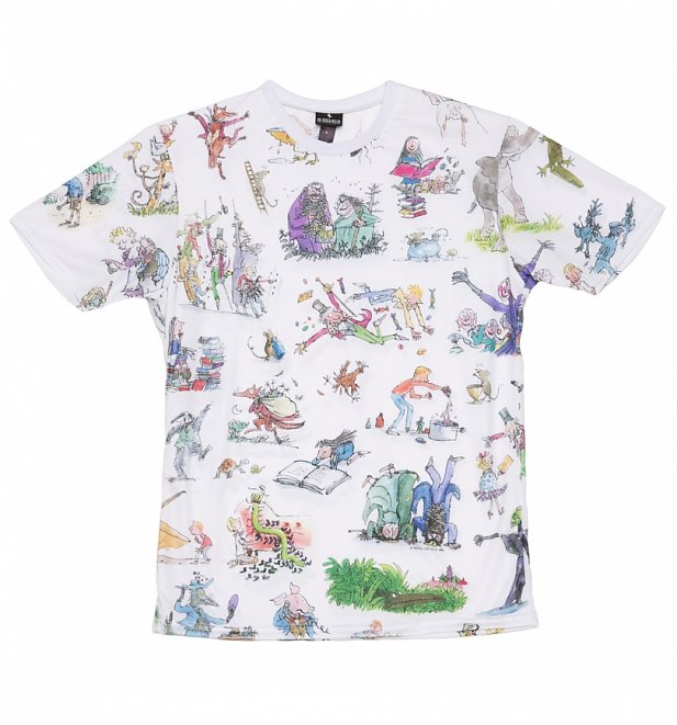 Roald Dahl All Over Print T-Shirt Roald Dahl All Over Print T-Shirt