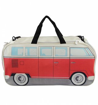 VW Collection By Brisa Red Campervan Gym Bag VW Collection By Brisa Red Campervan Gym Bag