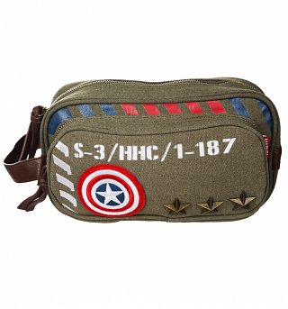 Vintage Canvas Captain America Army Wash Bag Vintage Canvas Captain America Army Wash Bag