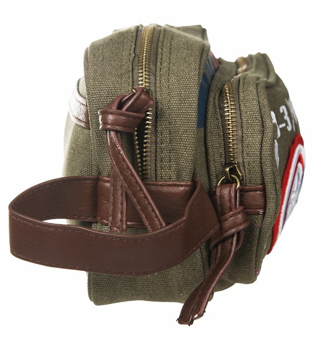 Vintage Canvas Captain America Army Wash Bag Vintage Canvas Captain America Army Wash Bag