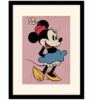 Vintage Minnie Mouse Framed Mounted And Print 30cm x 40cm Vintage Minnie Mouse Framed Mounted And Print 30cm x 40cm