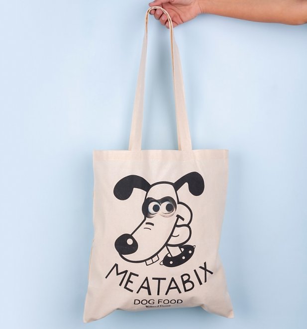 Wallace And Gromit Meatabix Dog Food Tote Bag Wallace And Gromit Meatabix Dog Food Tote Bag