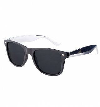 Way Farer Sunglasses With Black Frame and Silver Arms Way Farer Sunglasses With Black Frame and Silver Arms