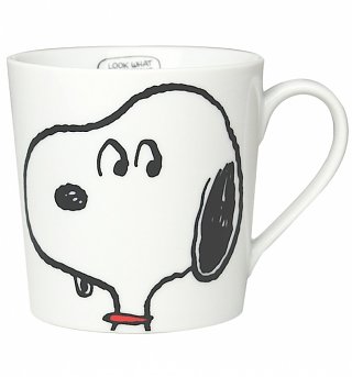 White Contemporary Snoopy Mug White Contemporary Snoopy Mug