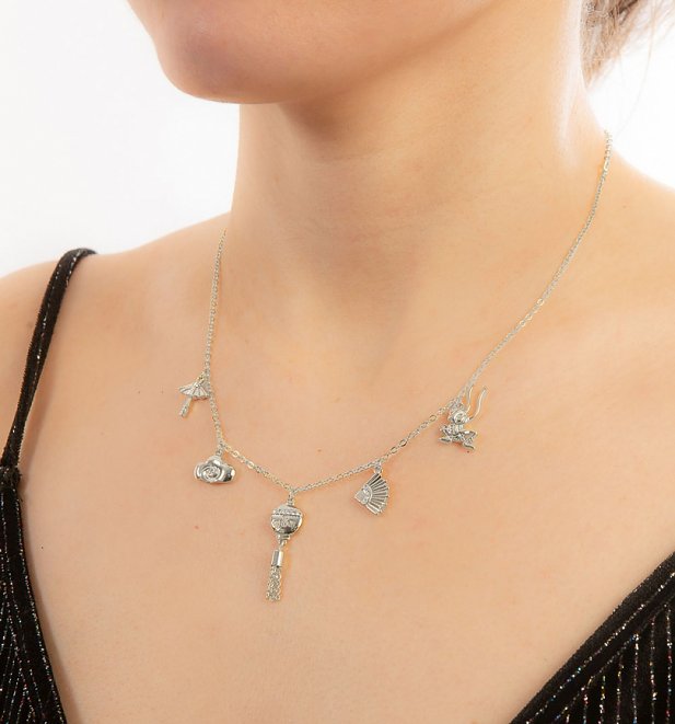 White Gold Plated Disney Mulan Choker Charm Necklace with ... (617 x 661 Pixel)