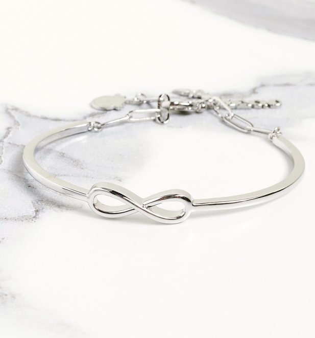 White Gold Plated Toy Story Buzz Lightyear To Infinity & Beyond Bracelet White Gold Plated Toy Story Buzz Lightyear To Infinity & Beyond Bracelet