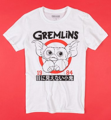 White Gremlins Gizmo Japanese T-Shirt White Gremlins Gizmo Japanese T-Shirt