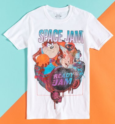 White Space Jam 2 Ready To Jam T-Shirt White Space Jam 2 Ready To Jam T-Shirt