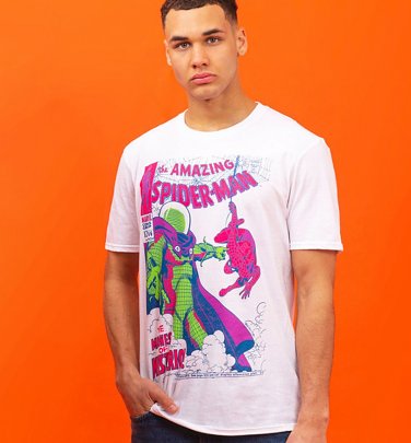White Spiderman Madness T-Shirt White Spiderman Madness T-Shirt