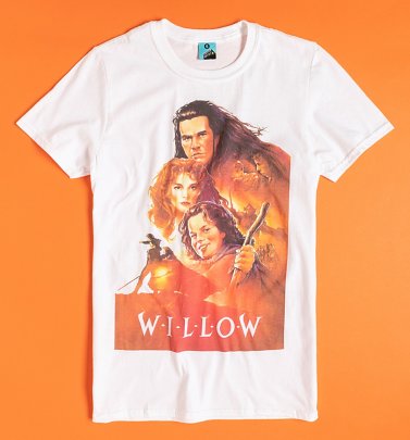 Willow Movie Poster White T-Shirt Willow Movie Poster White T-Shirt