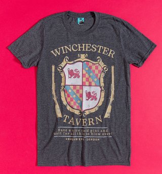 Winchester Tavern Charcoal Marl T-Shirt