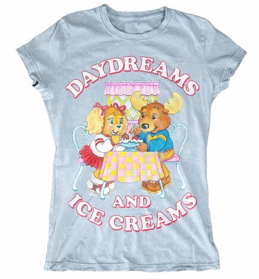 Women's The Get Along Gang Daydreams And Ice Creams Light Blue T-Shirt Women's The Get Along Gang Daydreams And Ice Creams Light Blue T-Shirt