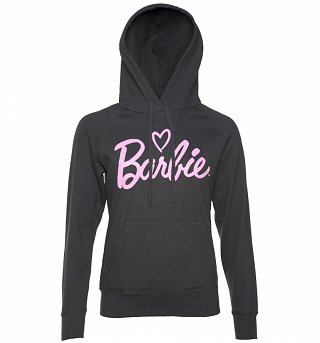 Women's Barbie Logo Heart Hoodie Women's Barbie Logo Heart Hoodie