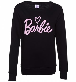 Women's Barbie Logo Heart Sweater Women's Barbie Logo Heart Sweater