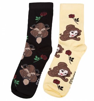 Women's Beauty And The Beast Socks from Local Heroes Women's Beauty And The Beast Socks from Local Heroes