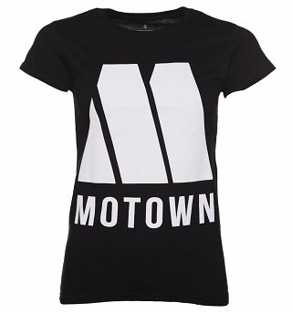Women's Black Motown M Logo T-Shirt Women's Black Motown M Logo T-Shirt