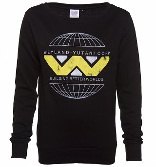 Women's Black Weyland Yutani Corp Logo Sweater Women's Black Weyland Yutani Corp Logo Sweater