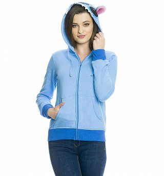 Women's Blue Lilo And Stitch Costume Hoodie Women's Blue Lilo And Stitch Costume Hoodie