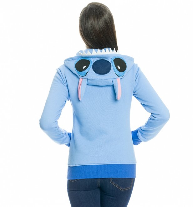 Women's Blue Lilo And Stitch Costume Hoodie Women's Blue Lilo And Stitch Costume Hoodie