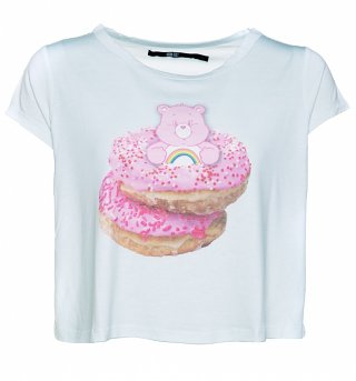 Women's Care Bears Donut Bear Cropped Slouch T-Shirt from Iron Fist Women's Care Bears Donut Bear Cropped Slouch T-Shirt from Iron Fist