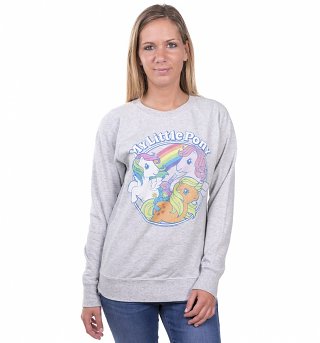 Women's Classic My Little Pony Grey Sweater Women's Classic My Little Pony Grey Sweater