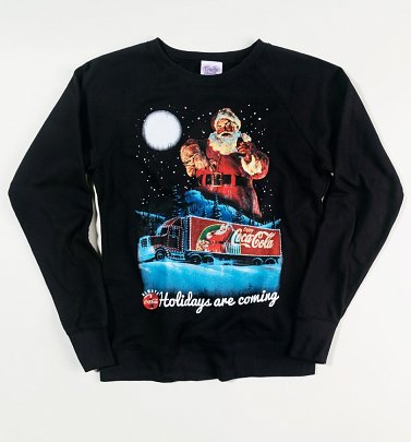 Women's Coca-Cola Holidays Are Coming Lightweight Christmas Jumper Women's Coca-Cola Holidays Are Coming Lightweight Christmas Jumper
