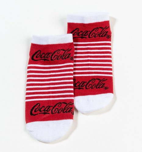 Official Men/'s Coca-Cola Set of 5 Trainer Socks