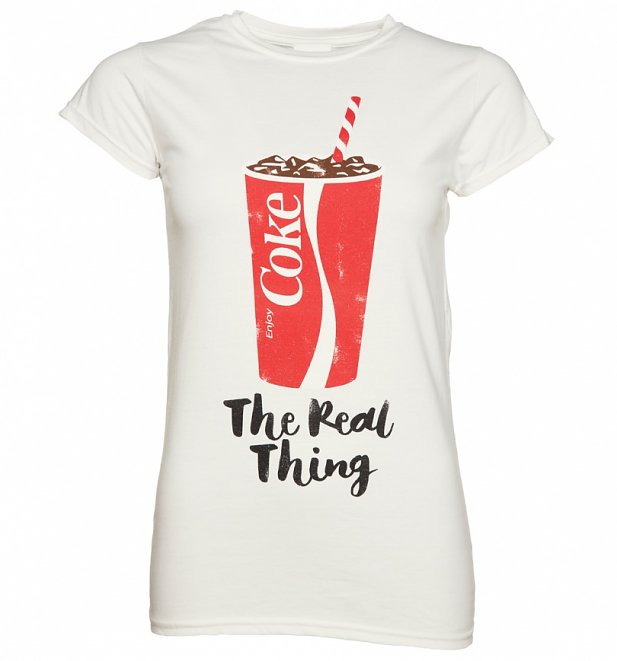 Women's Coca-Cola The Real Thing T-Shirt Women's Coca-Cola The Real Thing T-Shirt