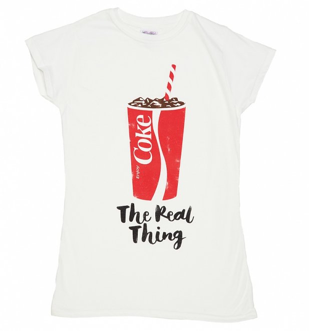 Women's Coca-Cola The Real Thing T-Shirt Women's Coca-Cola The Real Thing T-Shirt