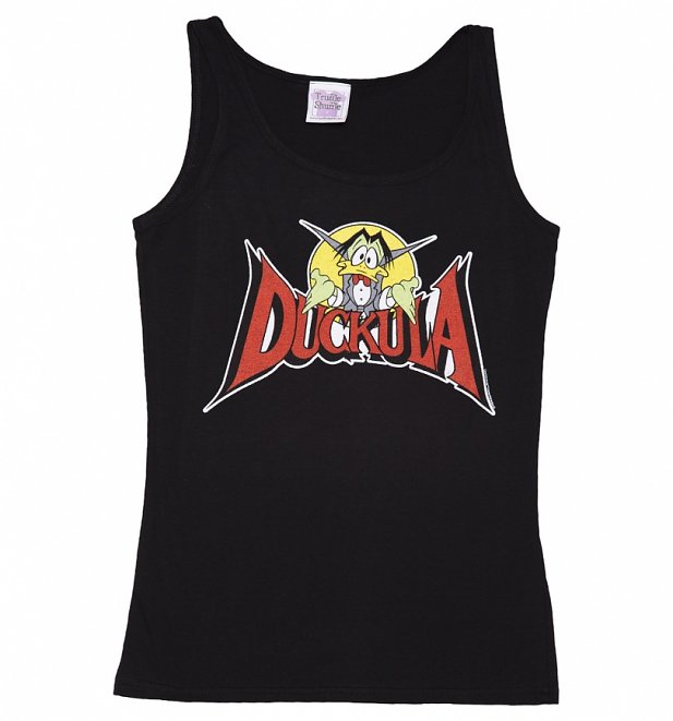 Women's Count Duckula Retro Logo Vest