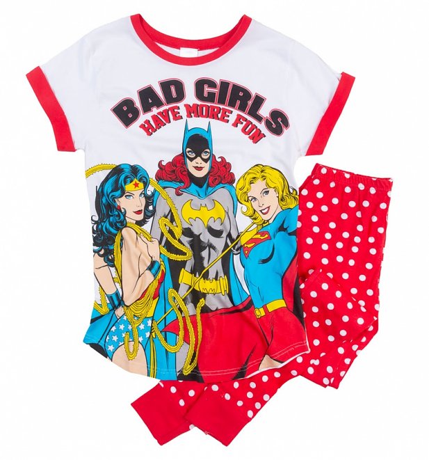 Women's DC Comics Bad Girls Have More Fun Pyjamas