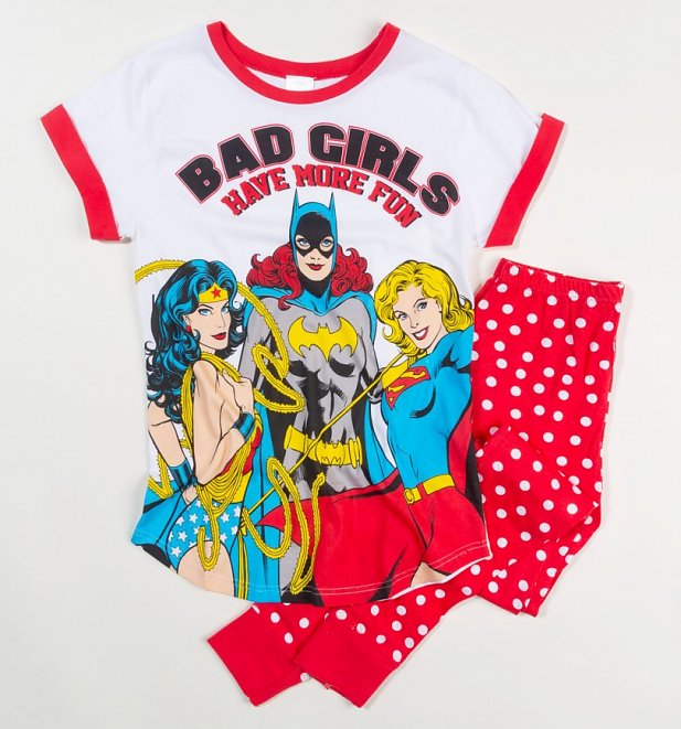 Women's DC Comics Bad Girls Have More Fun Pyjamas