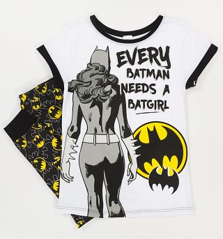 Women's DC Comics Every Batman Needs a Batgirl Pyjama Set Women's DC Comics Every Batman Needs a Batgirl Pyjama Set