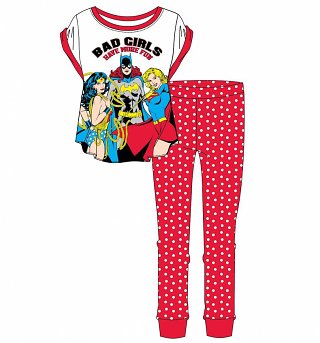 Women's DC Comics Bad Girls Have More Fun Pyjamas Women's DC Comics Bad Girls Have More Fun Pyjamas