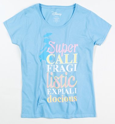 Women's Disney Mary Poppins Supercalifragilisticexplialidocious T-Shirt Women's Disney Mary Poppins Supercalifragilisticexplialidocious T-Shirt