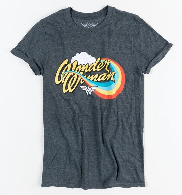Wonder woman t shirt grey