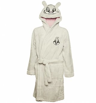 Women's Disney Bambi Thumper Dressing Gown With Hood And Ears Women's Disney Bambi Thumper Dressing Gown With Hood And Ears